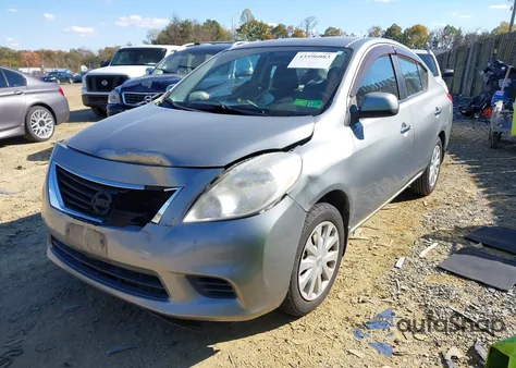 2012 Nissan Versa 1.6 Sv из США, поврежденный, VIN 3N1CN7AP1CL828152